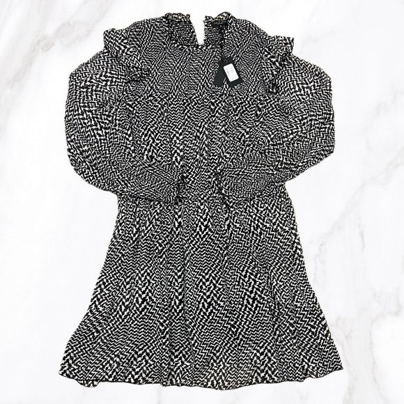 NWT Rag & Bone Women's Silk Blend Fawn Mini Dress,‎ Size L - Picture 2 of 8